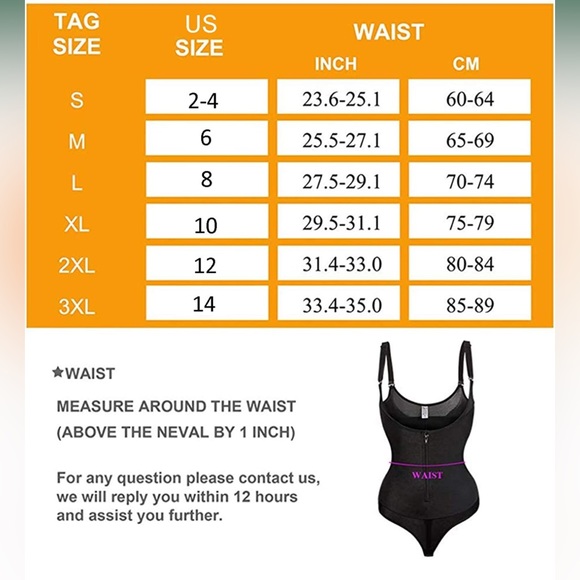 ✨NWOT | Black Cami-Thong Body shaper - Picture 5 of 10